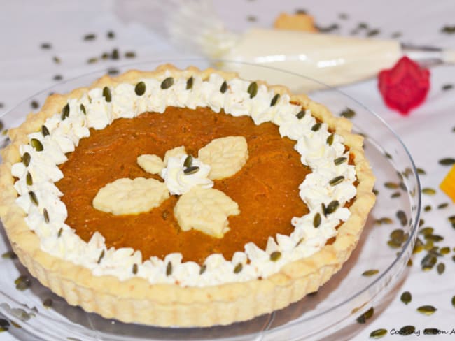 Vegan pumpkin pie ou tarte vegan à la citrouille