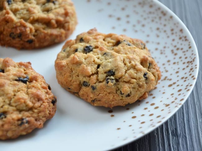 Cookies avoine myrtilles