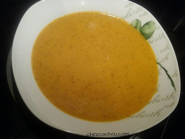 Velouté de potimarron aux cèpes