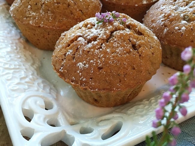 Muffins au potiron et raisons secs