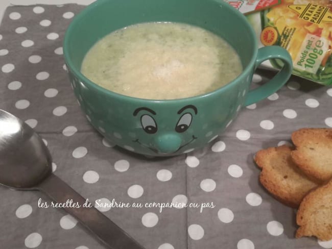 Velouté de courgettes pommes de terre boursin