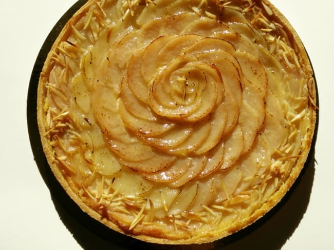 La tarte amandine aux poires