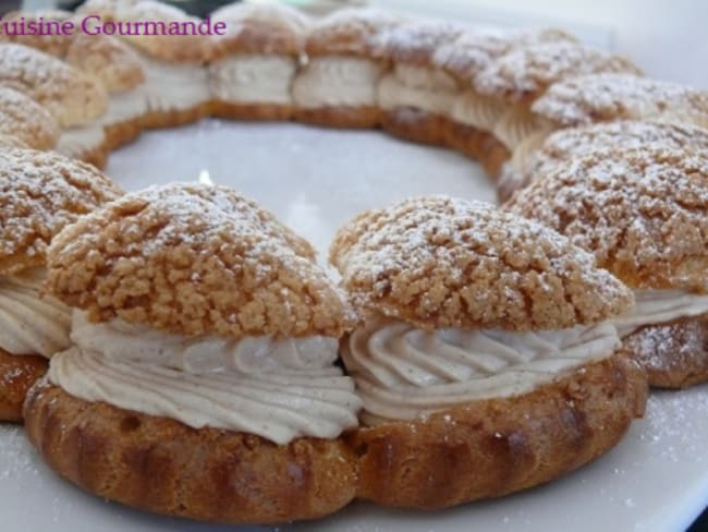 Paris-Brest praliné caramel façon cheesecake