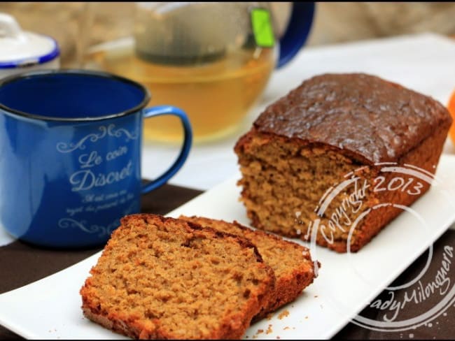 Bread cake citron, orange et flocons d’avoine – sans lactose