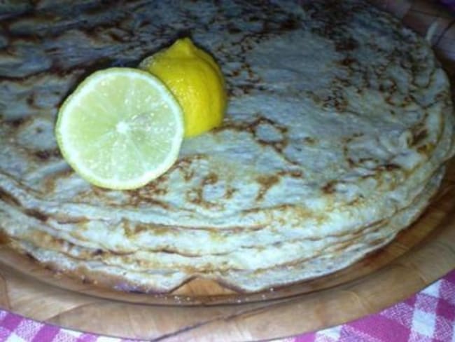 Crêpes au citron