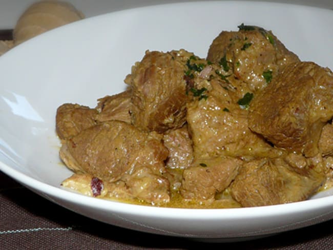 Curry indien d’agneau