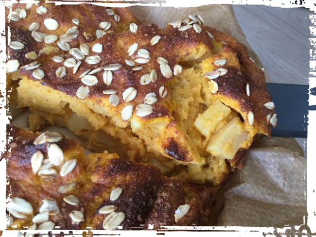 Gâteau aux pommes et sucrine du Berry