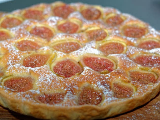 Tarte aux figues blanches