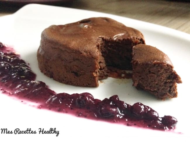 Fondant au chocolat sans beurre