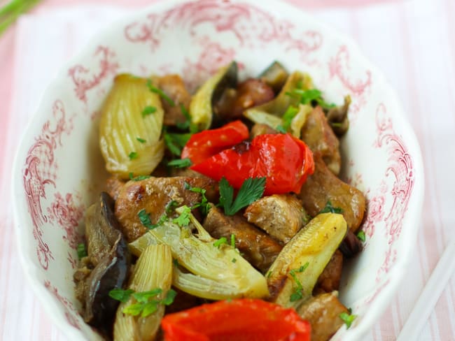 Sauté de veau aux légumes d’été