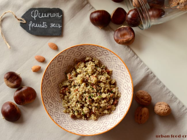 Salade de quinoa et fruits secs