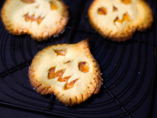 Biscuits citrouilles à la pomme