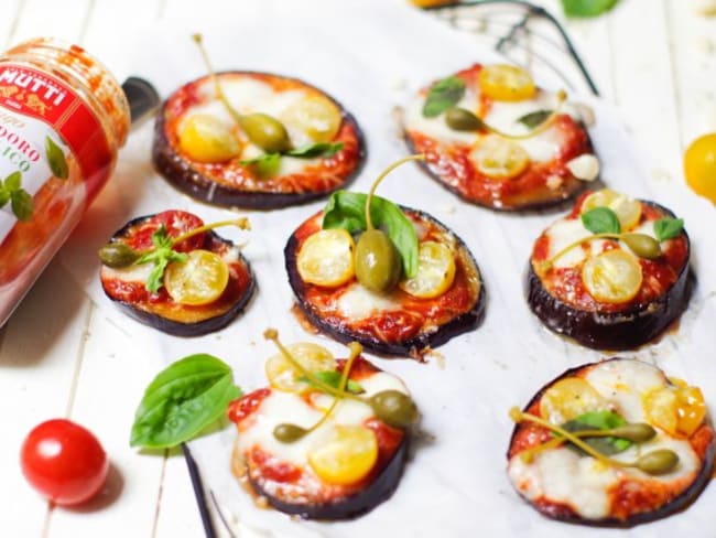 Pizza aubergines