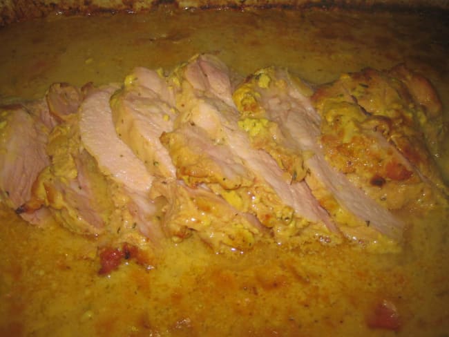 Palette de porc à la diable alsacienne