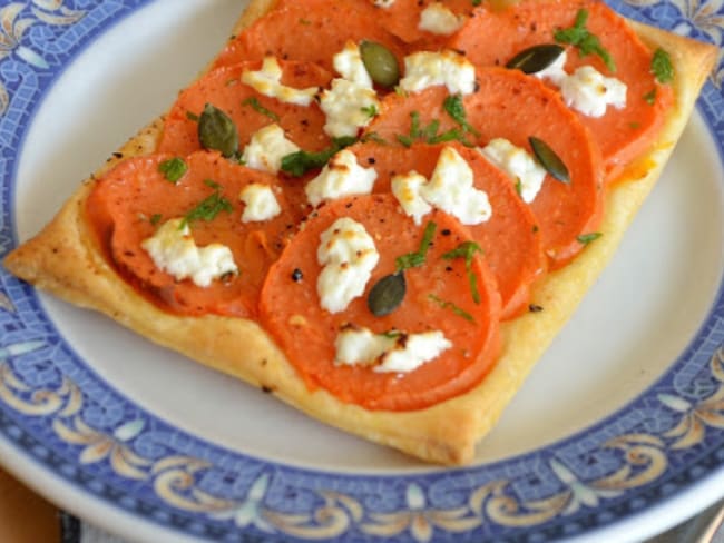 Tartes feuilletées aux patates douces d'après Yotam Ottolenghi