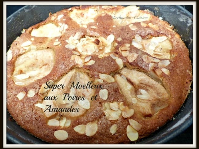 Gâteau Moelleux Aux Poires Et Amandes Recette Par Miechambo Cuisine 