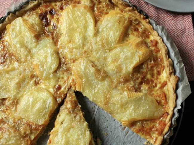 Tarte au potiron et fromage