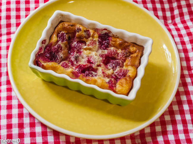 Clafoutis aux framboises