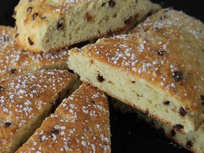 English scones pépites chocolat