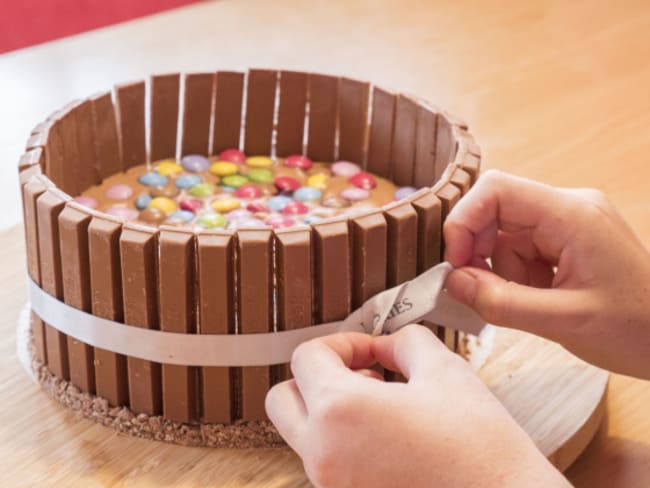 Le gâteau Kit Kat