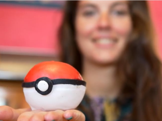 Pokeball vanille chocolat