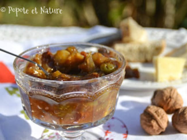 Chutney de tomates vertes