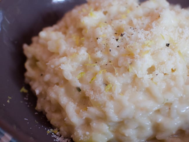 Risotto au fenouil et au citron