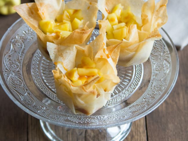 Corolles aux pommes et au caramel au beurre salé