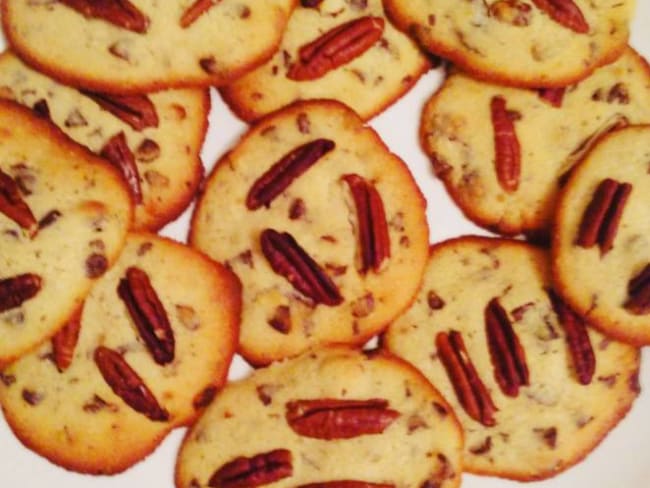 Cookies aux pépites de chocolat et noix de pécan