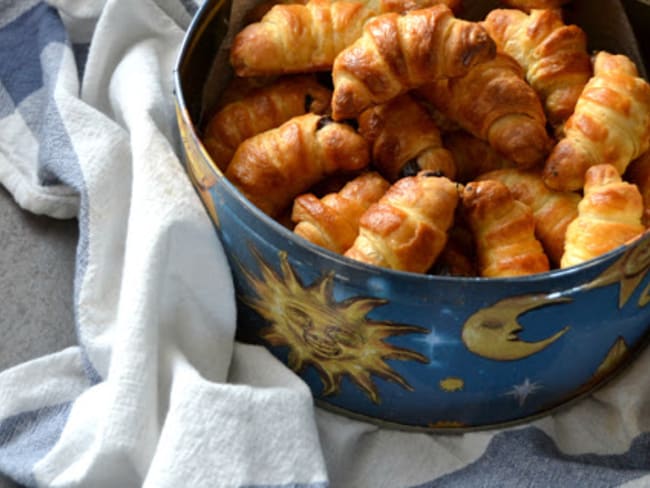 Mini-croissants au chocolat