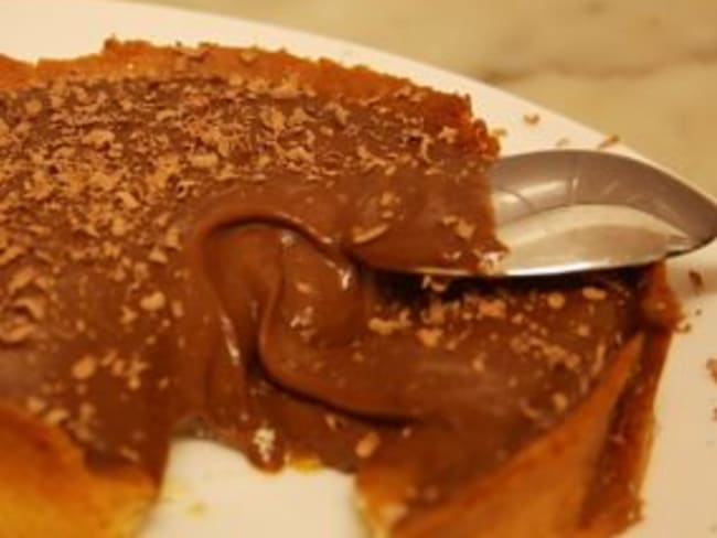 Tarte chocolat caramel sans gluten