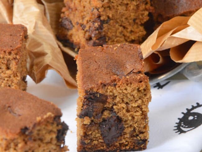 Blondies aux pépites de chocolat