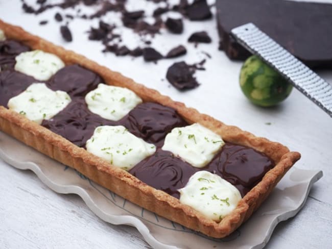 Une tarte au chocolat qui a du peps