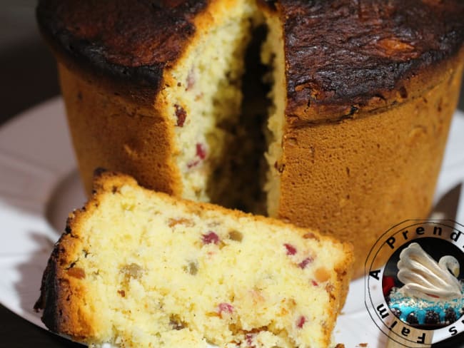 Panettone aux fruits confits