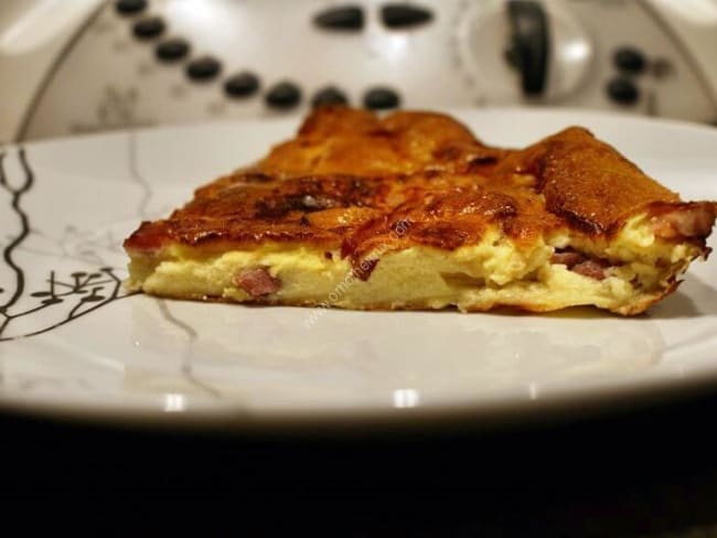 Quiche sans pâte aux lardons thermomix, recette thermomix entrées