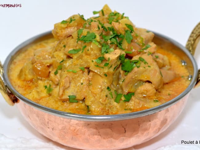 Poulet à l'indienne.