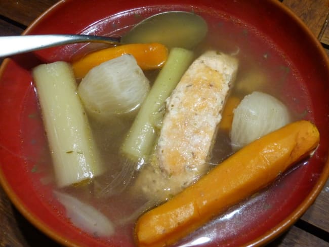 Pot au feu au saumon