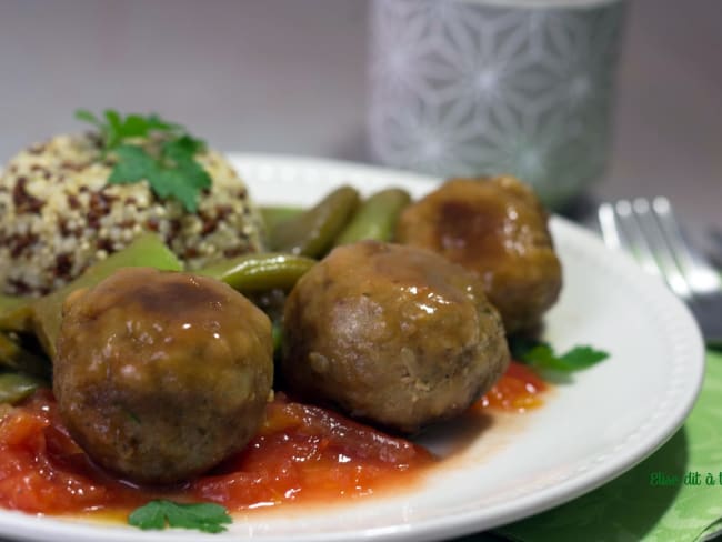 Boulettes de porc au miel