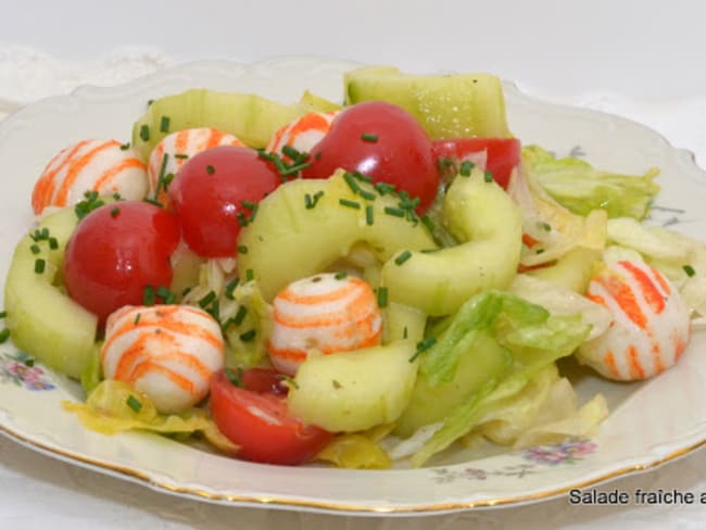 Salade fraîche aux perles Coraya