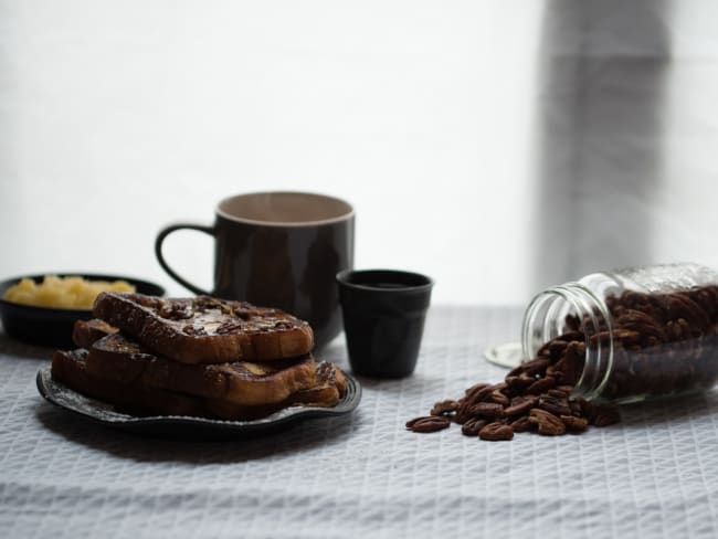 Gâche façon pain perdu au sirop d'érable