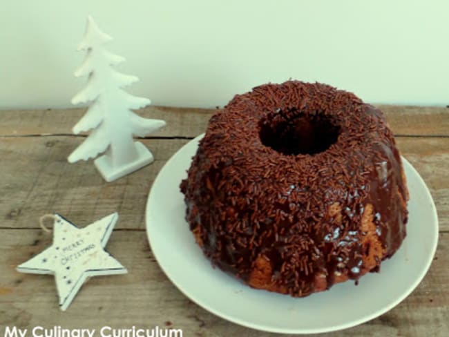 Kouglof au chocolat et pépites de chocolat