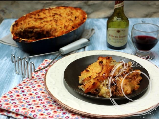 Tourte du berger gratinée à la purée de pommes de terre