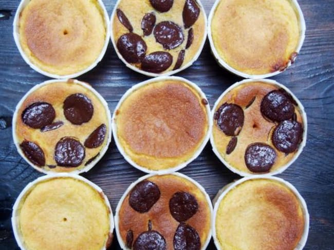 Petits gâteaux à la clémentine (en bonus une version chocolat)