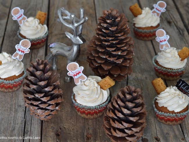 Cupcakes pain d'épices et orange