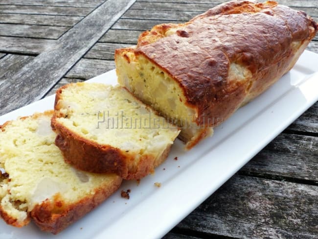 Cake poire roquefort