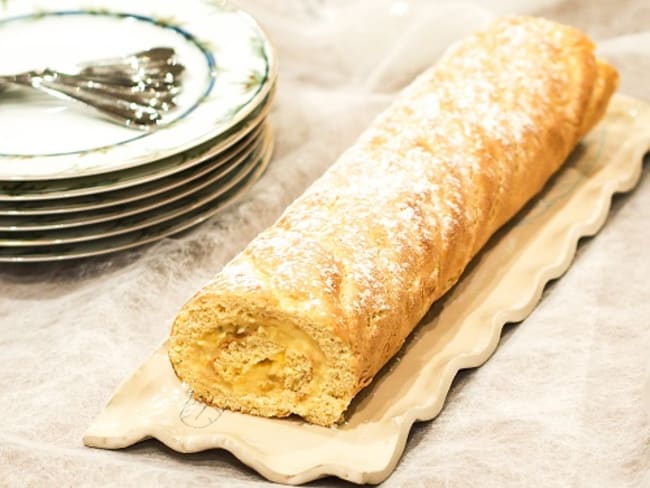 Bras de Gitan aux fruits confits : le gâteau roulé Catalan