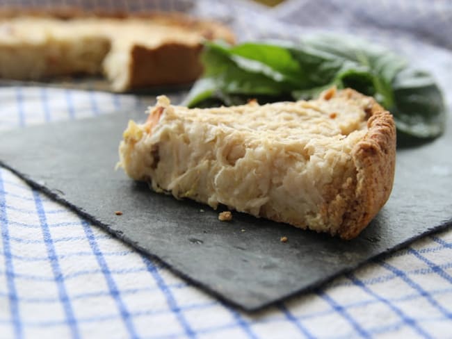 Tarte à la choucroute vegan