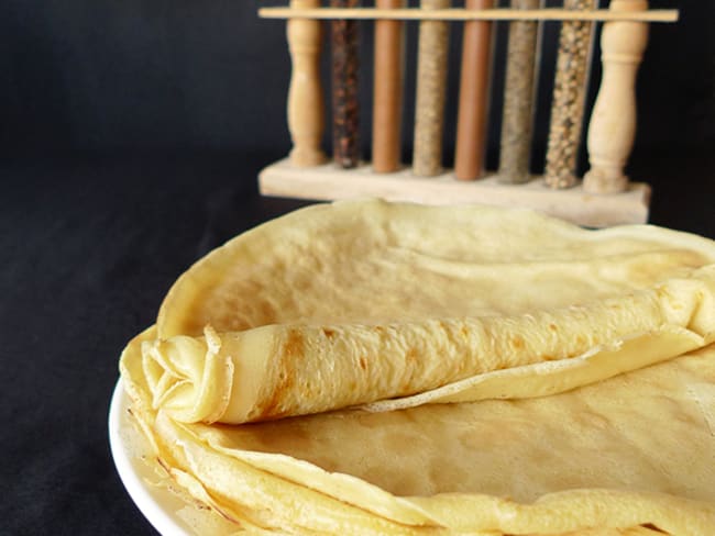 Crêpes aux épices et à la farine d’épeautre