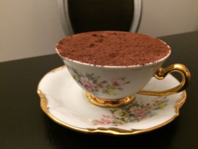 Mousse au chocolat, sirop d’érable et spéculos