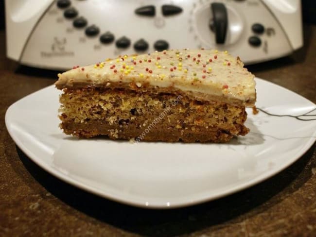 Gâteau chocolat praliné, noisettes, spéculoos